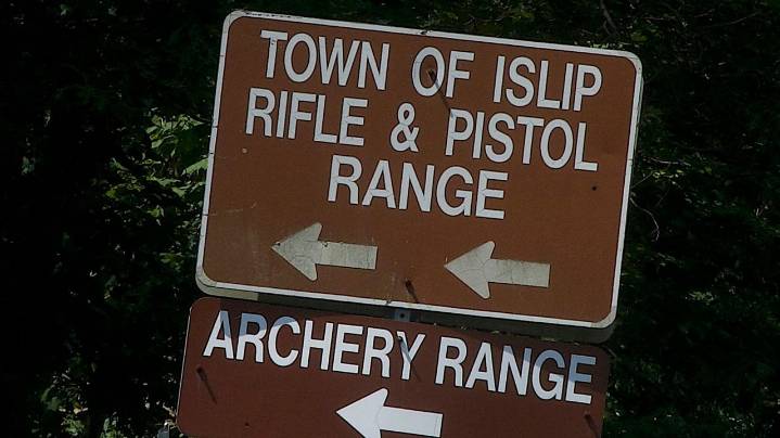 Protest on Sunday against ICE use of Islip range