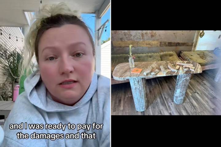 NJ mom claims she wasn't allowed to leave cafe after kid broke $1,600 table