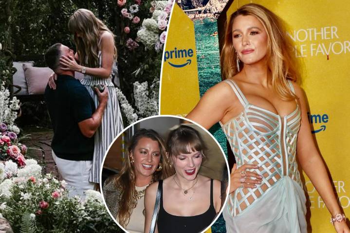How Blake Lively feels about former best friend Taylor Swift's engagement to Travis Kelce