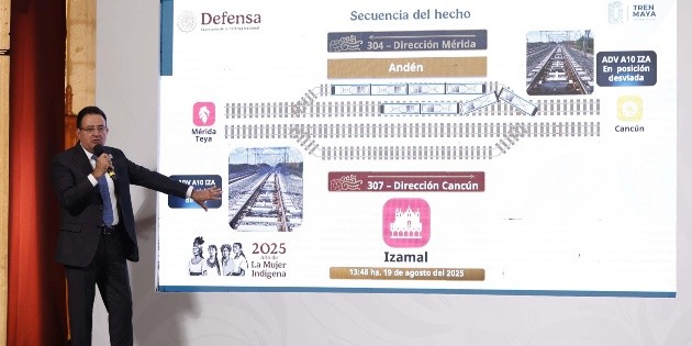 ¿Qué ocasionó el percance en el Tren Maya? Esto explica director