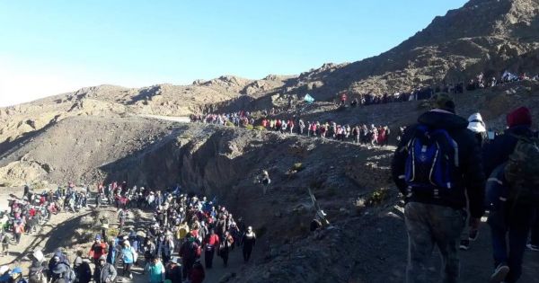 Peregrinos a pie de la Puna salteña emitieron un comunicado para resguardar a todos