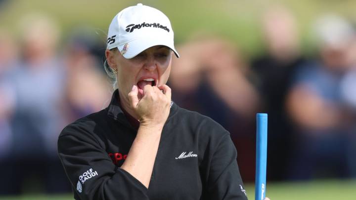 Charley Hull: English golfer out of Ladies European Tour event after ankle injury sustained falling over curb in car park