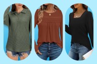 10 New Long-Sleeve Blouses Starting at $8 on Amazon