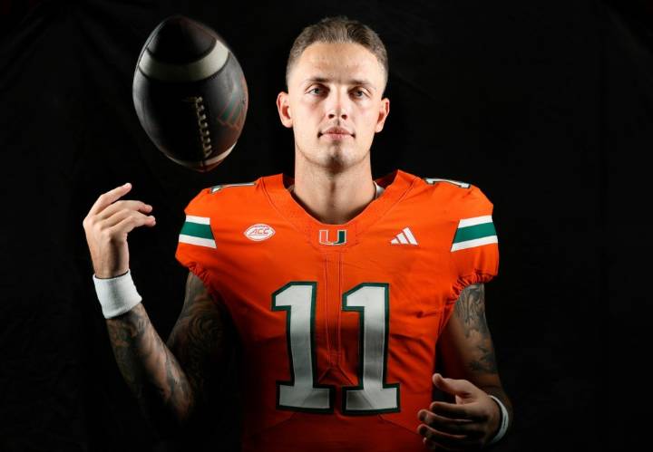 Carson Beck feels his 'best' before Miami plays Notre Dame