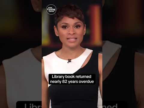Library book returned nearly 82 years overdue #shorts