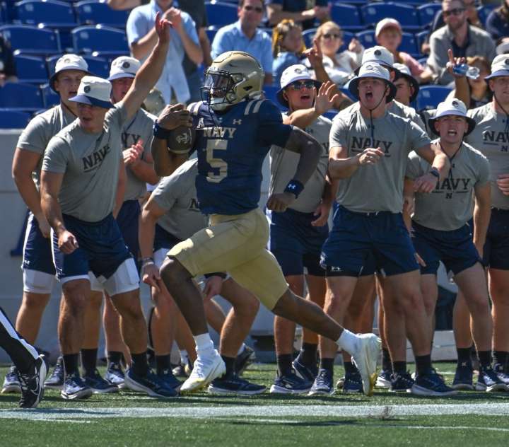 Bill Wagner: Navy football shows all the tools vs. VMI