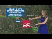 Traffic red alerts on I-20 East, GA-400 North early Wednesday