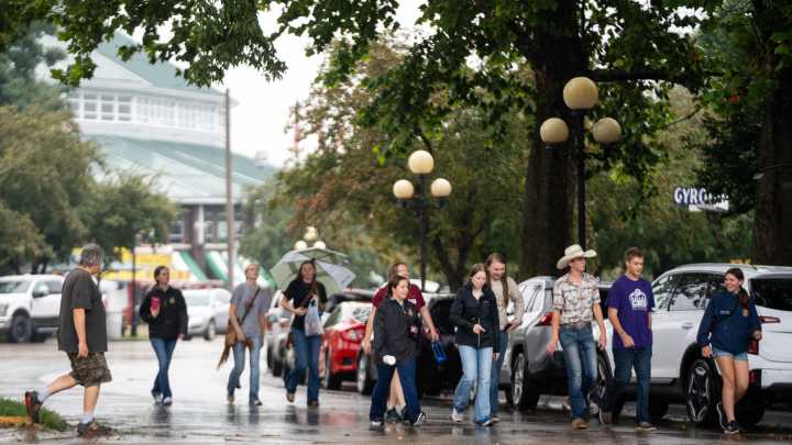 How hot and wet does the Iowa State Fair get?