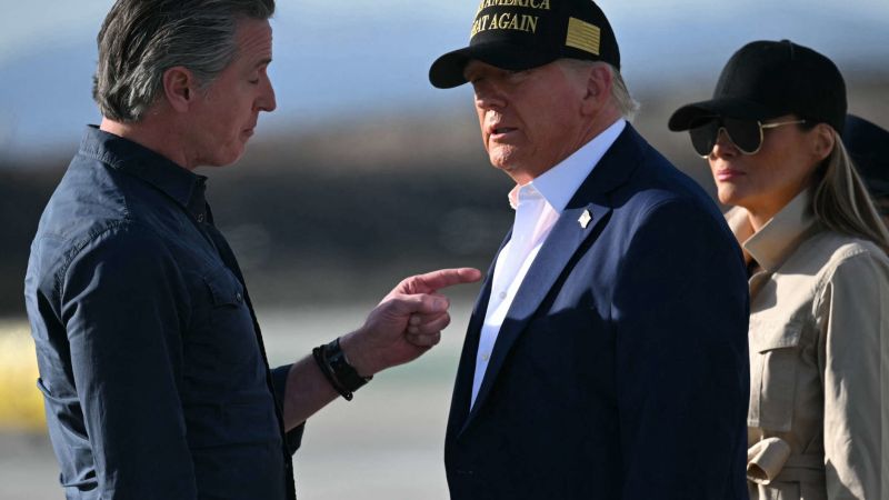 Crece la rivalidad entre Trump y Gavin Newsom, gobernador de California