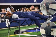 Micah Parsons eats pregame nachos, rests on medical table as Cowboys contract drama takes wild turn