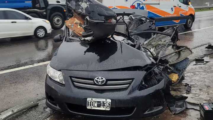 Automovilista murió al chocar contra un camión en Panamericana y ruta 25