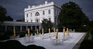 Trump makes over the Rose Garden, Mar