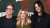Kevin Bacon's son Travis shares new photos with goth girlfriend as they mark major milestone