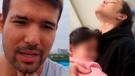 Karen Schwarz y Ezio Oliva alarman al exponer que su hija tuvo que ser hospitalizada de emergencia