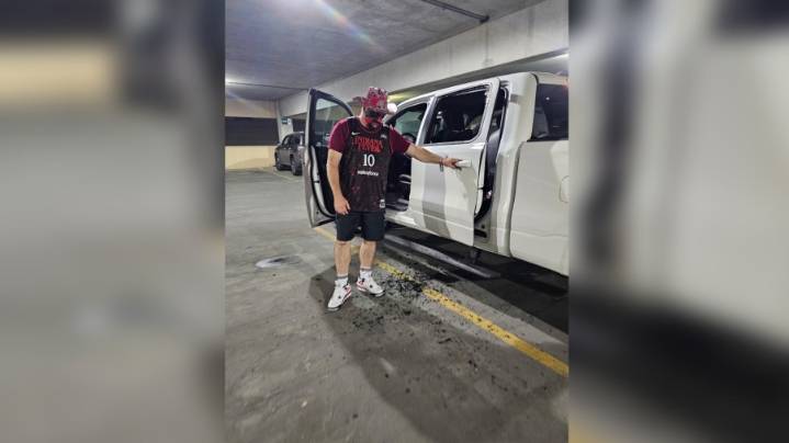 "Close to tears"; At least 3 report vehicle break
