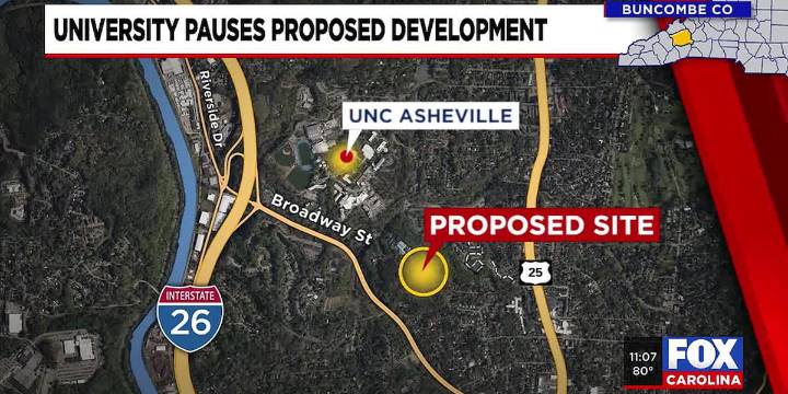 UNC Asheville pauses proposed development