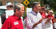 Kemp endorses Derek Dooley for Georgia Senate seat and says an outsider can beat Democrat Jon Ossoff