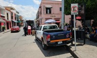 Atienden a joven que sufrió caída en el centro de SJR