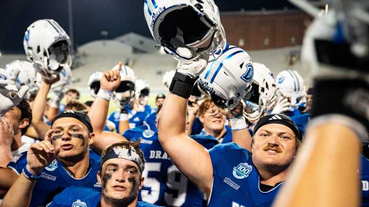 See photos of Drake football vs. Upper Iowa in 2025 season opener