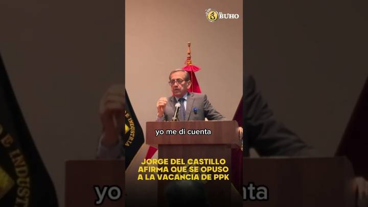 Jorge del Castillo afirma que nunca respaldó la vacancia de PPK (VIDEO)
