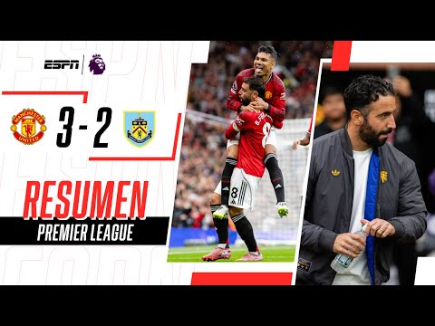 Manchester United vs. Burnley (3-2): resultado, resumen y goles del partido por Premier League 
