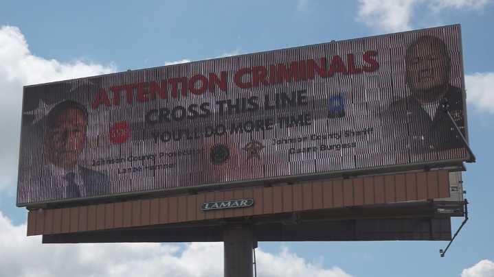 Johnson County advertising to criminals