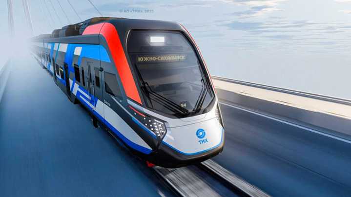 FOTOS: Rusia presenta el diseño de su primer tren propulsado por hidrógeno
