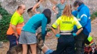 Evacuada al HUCA una escaladora que sufrió un accidente en Teverga
