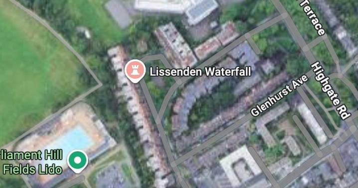 Water leaks for so long people list it as waterfall on Google Maps