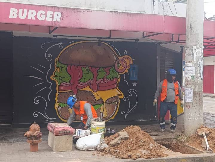 EMAPA San Martín detectó conexión clandestina de agua potable en pleno centro de Tarapoto