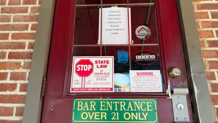 Gallucio family says they weren't notified of restaurant closure