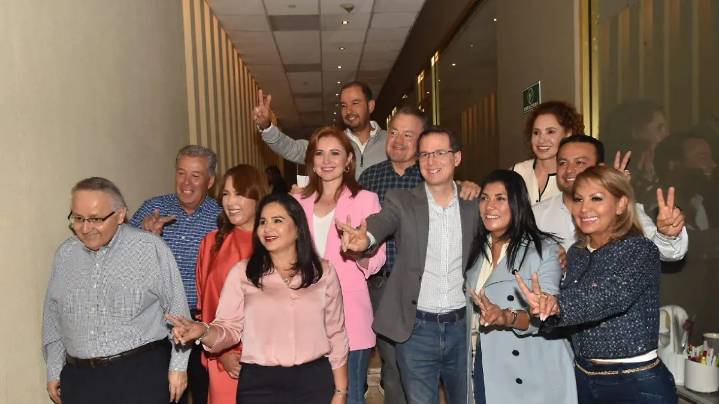 Recibe Maru Campos en Chihuahua a senadores del PAN