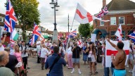 The St. George’s flag is springing up around England. Is it a symbol of proud patriotism or weaponized nationalism?