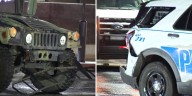Officer hurt after ‘military-style vehicle’ hits patrol SUV in Scottsdale