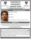 Middlesex County names Fugitive of the Month for August