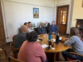 Caminos rurales | De Marcos y Rivas se reunieron con Irigoitía en San Enrique