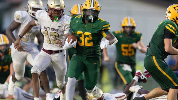 See the photos! Forest football hosts North Marion in Week 1 of the season