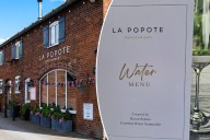 Michelin-listed restaurant launches menu of just bottled water