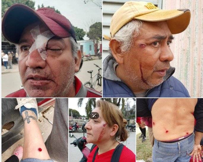 Reclamos municipales terminaron con represión policial y heridos en Hipólito Yrigoyen