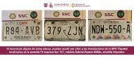 Entregará SSC tres placas de circulación halladas durante desasolve de coladeras