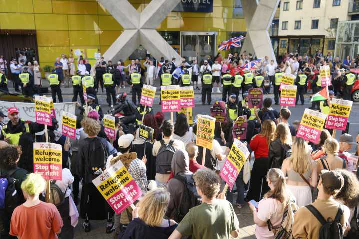 The migrant hotel protests are all about class