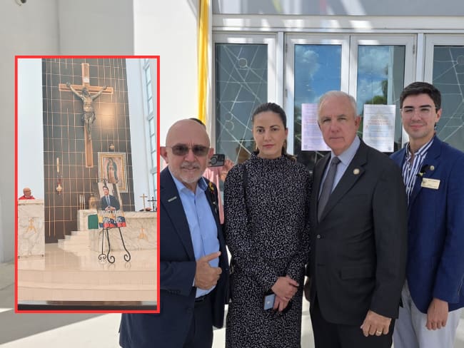 Colombianos, congresistas republicanos y diplomáticos rinden homenaje a Miguel Uribe en Miami