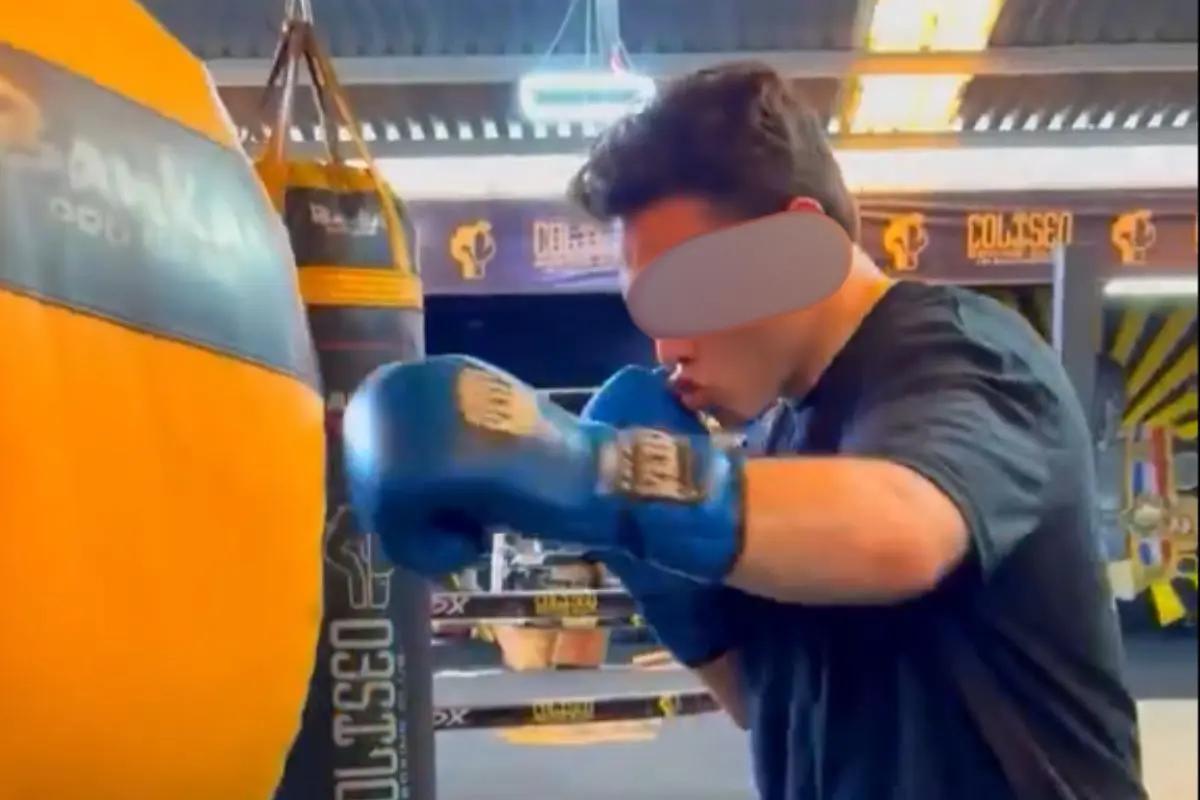 JC Chávez Jr., el boxeador reaparece entrenando tras libertad condicional