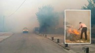 Alerta por un incendio en Cangas del Narcea (Asturias), con dos pueblos y el santuario de El Acebo en riesgo: "Esto mete miedo"