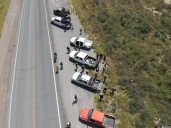 Acuden autoridades federales y estatales a Pinos a realizar una búsqueda de vida y forense