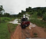 Vialidad deteriorada y puente caído en sector Los Cantiles imposibilita movilidad...
