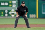Jen Pawol, MLB's first female umpire, is back in the big leagues working the Pirates