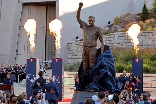 Tom Brady: ‘True heartbeat’ of Patriots as statue unveiled [Photo gallery]