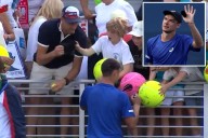 Grown man blasted for snatching Kamil Majchrzak's hat from kid