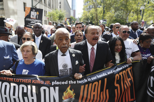 Al Sharpton leads pro-DEI 'March on Wall Street' on anniversary of the 1963 March on Washington